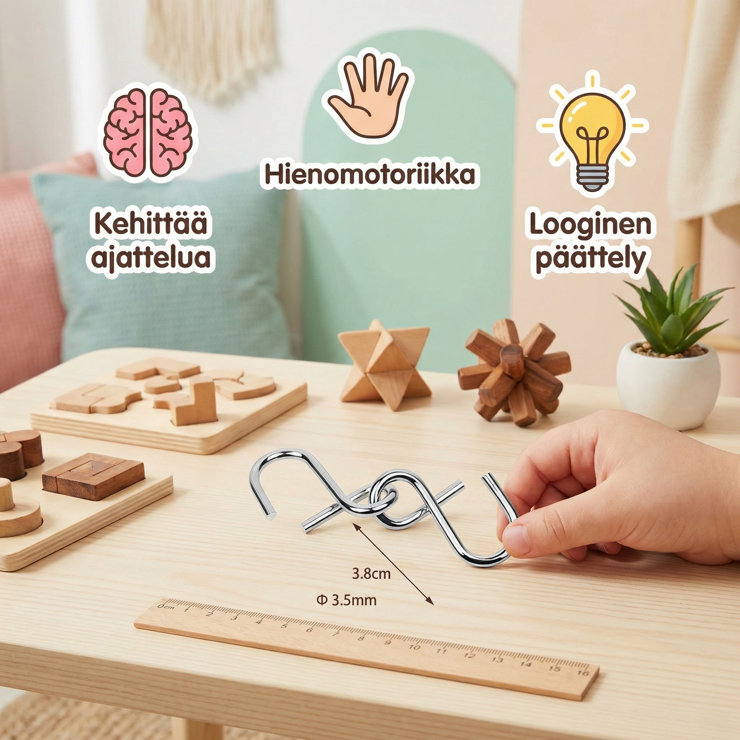 Aivopähkinöitä ja pulmatehtäviä lapsille