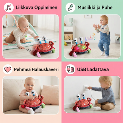 Musiikkirapulelu puhetoiminnolla – liikkuva oppimislelu vauvoille