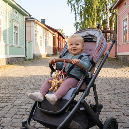 Silikoninen vauvan ketju katoamisenestolla – tuteille ja leluille (5 kpl)