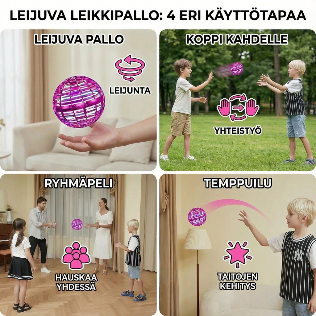 Leijuva leikkipallo