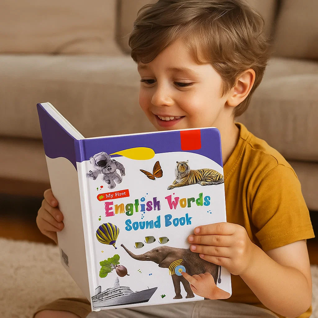 Englanninkielinen äänikirja | Vuorovaikutteinen äänikirja varhaiseen kielen kehitykseen ja sanaston kartuttamiseen