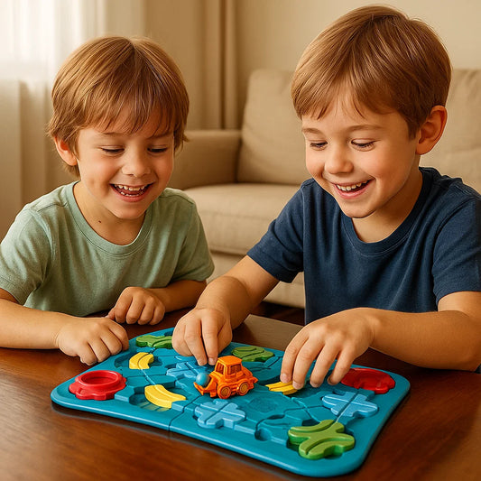 Labyrinttipalapelit lapsille | Opetuslelu, jossa on palloja ja auto logiikkaa ja ongelmanratkaisua varten