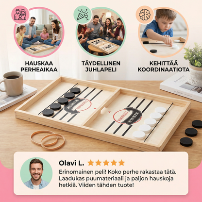 Puinen katapulttishakki-lautapeli