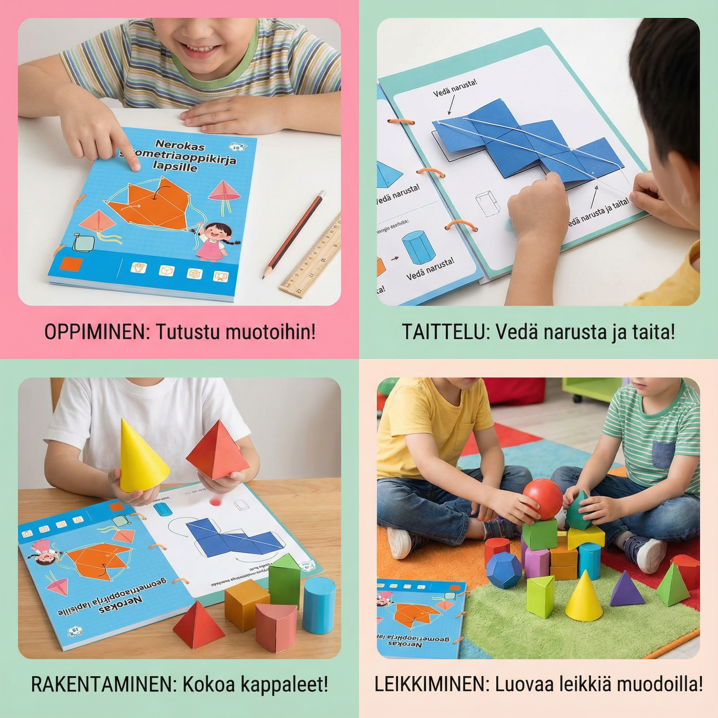 Nerokas geometriaoppikirja lapsille