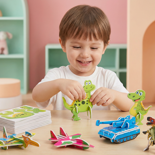 3D-sarjakuvapalapelisarja lapsille