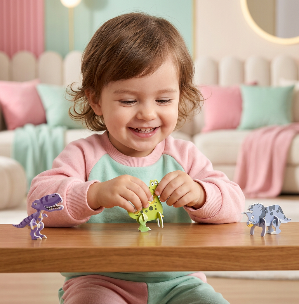 3D-sarjakuvapalapelisarja lapsille