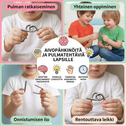 Aivopähkinöitä ja pulmatehtäviä lapsille